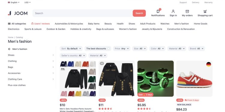 Joom : Online Shopping Website For Men’s Women’s Fashion Clothing