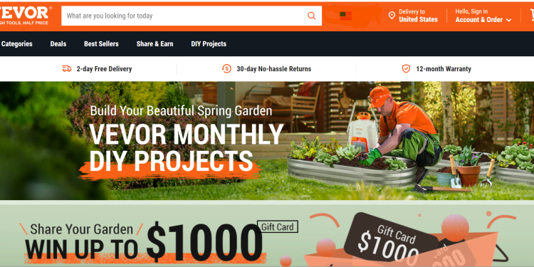 VEVOR offers a full range of equipment & tools, kitchen supplies, home & garden service