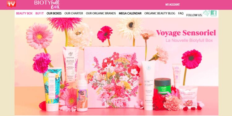 Biotyfull Box provides subscription boxes with organic, cruelty-free beauty products made in France.